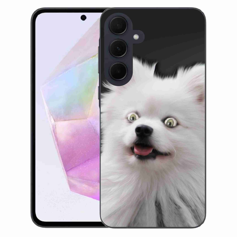 Zselés borítás mmCase Samsung Galaxy A35 5G - fehér tipp