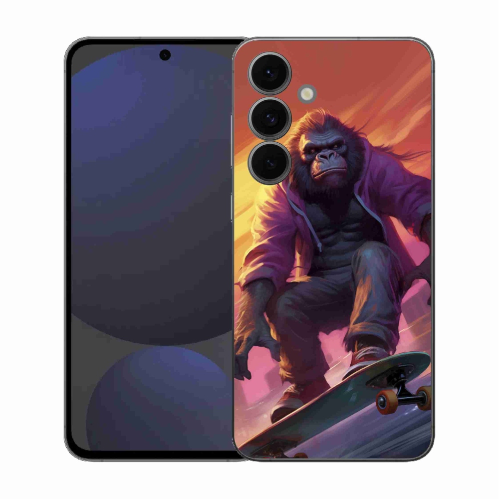 Zselés borítás mmCase Samsung Galaxy S25 FE - gorilla gördeszkán