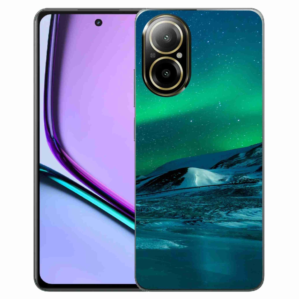Gél borítás mmCase a Realme C67 készülékhez - aurora borealis