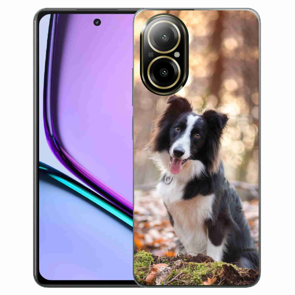 Gél tok mmCase a Realme C67 készülékhez - border collie 1