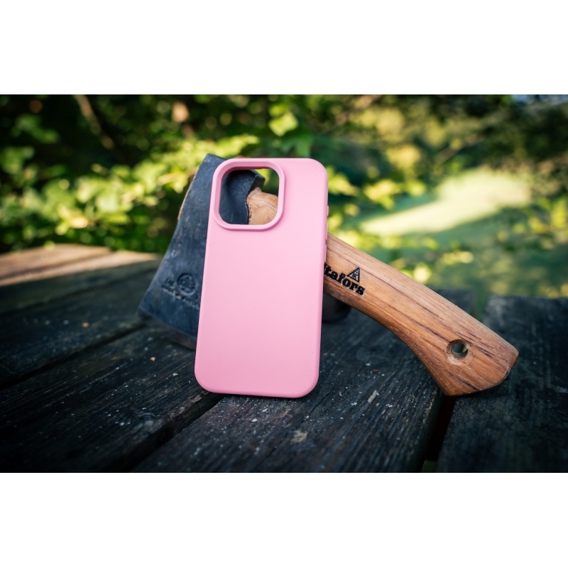 Taktikai MagForce bársony Smoothie borító Apple iPhone 13 mini rózsaszín párduchoz