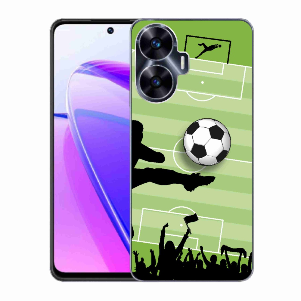 Gél borítás mmCase a Realme C55 készülékhez - foci 3