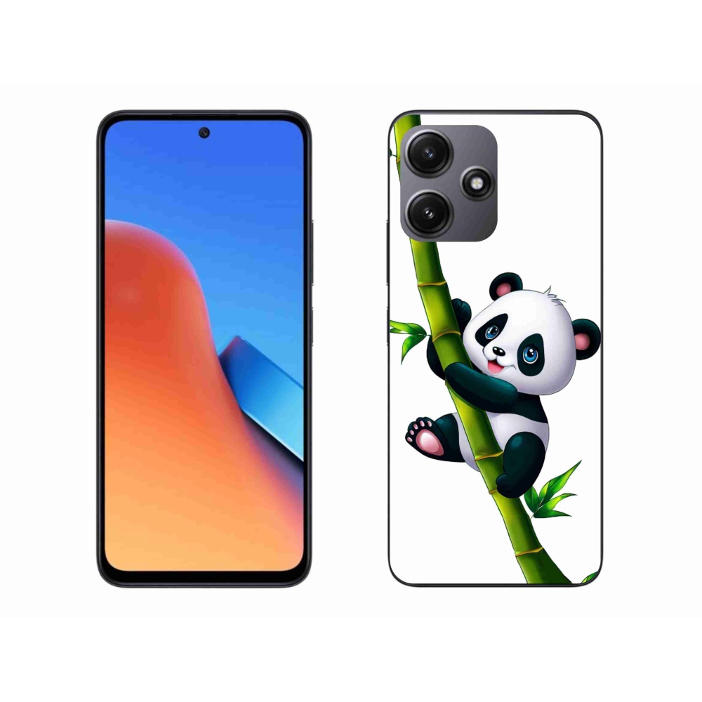 Gél borító mmCase a Xiaomi Redmi 12 5G-hez - panda a bambuszon
