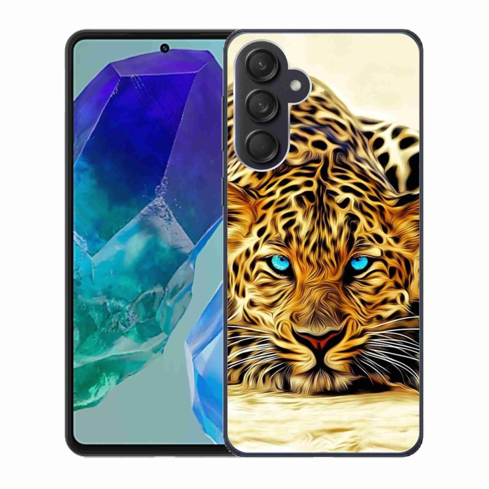 Gél borítás mmCase Samsung Galaxy M55 5G - rajzfilm tigrishez