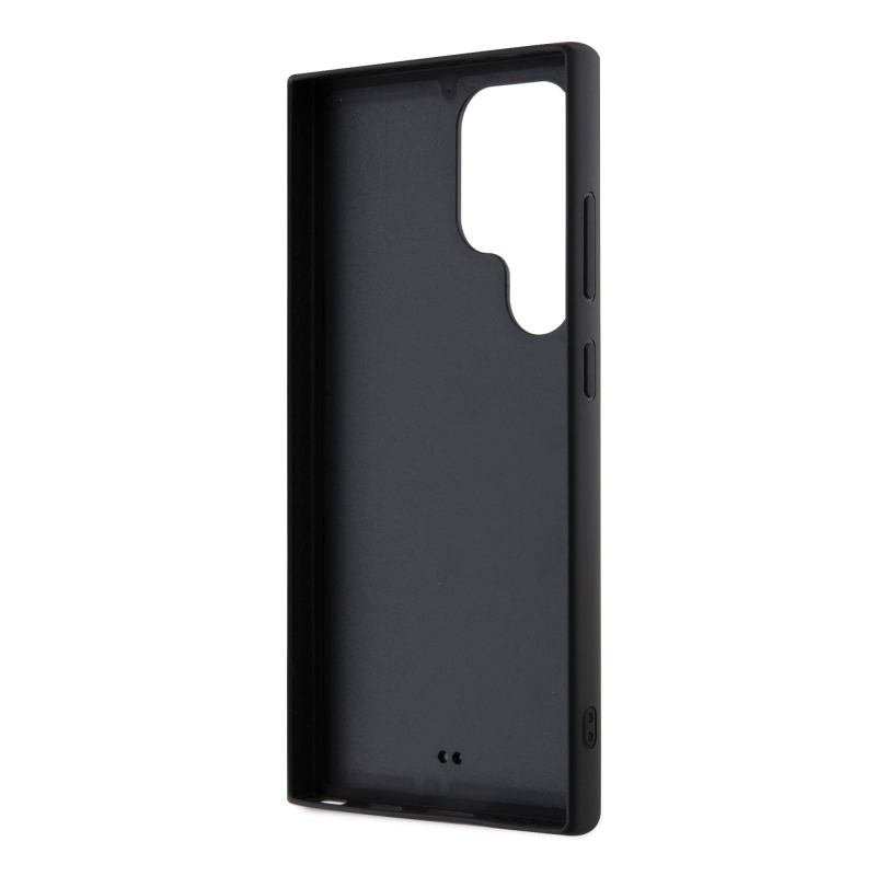 Karl Lagerfeld 3D gumiból készült Karl és Choupette hátlap Samsung Galaxy S24 Ultra fekete