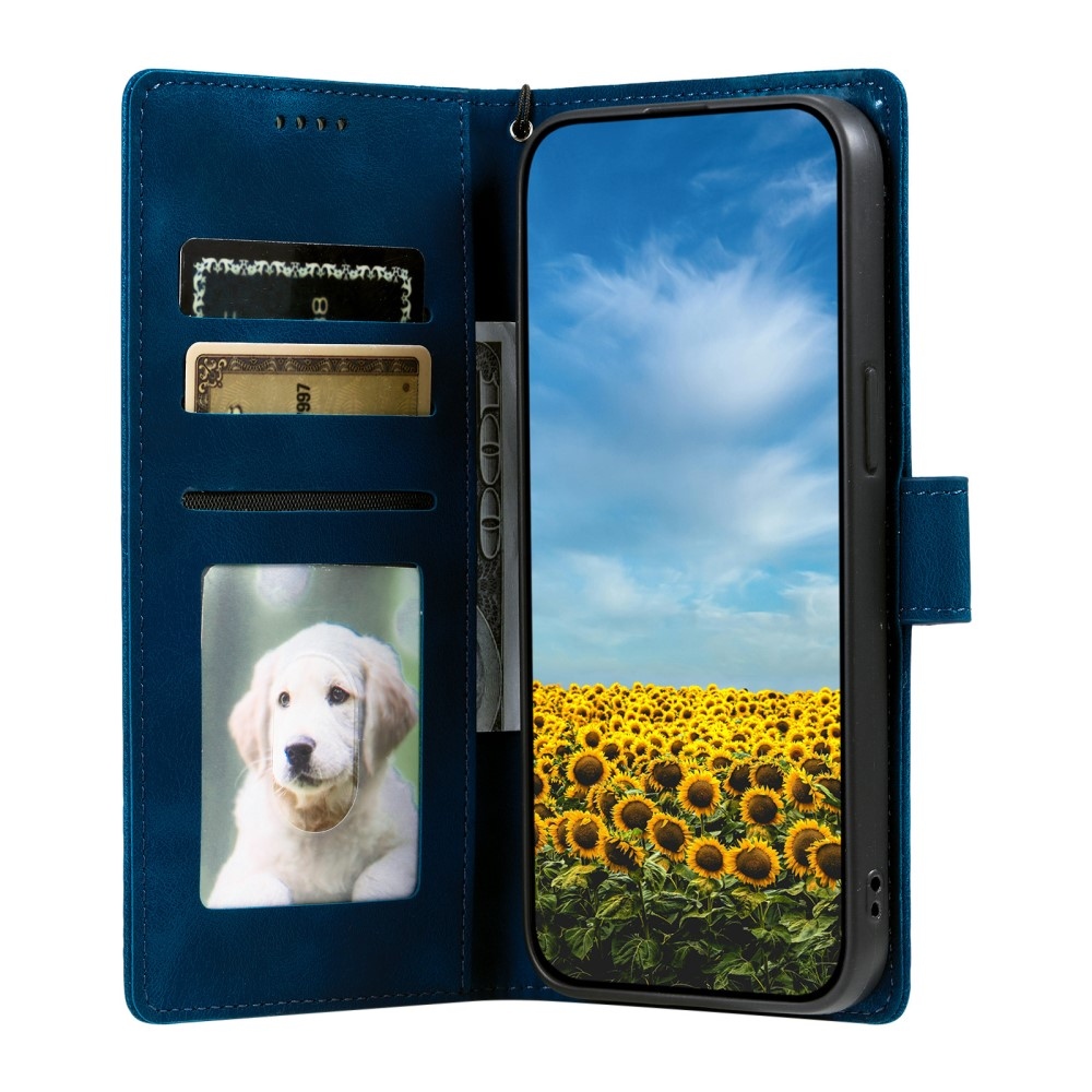 Mandalák könyv tok Xiaomi Redmi Note 14-hez - kék