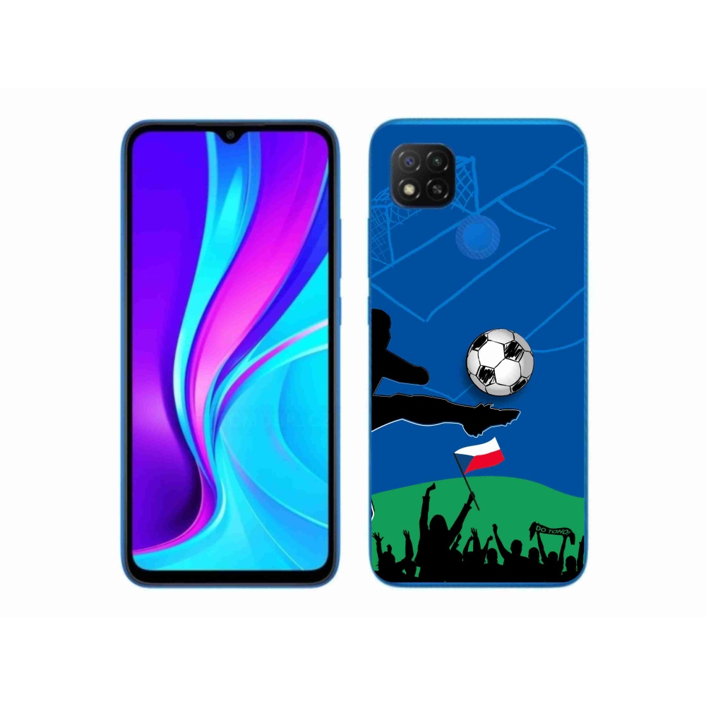 Gél borítás mmCase a Xiaomi Redmi 9C-hez - futball rajongóknak