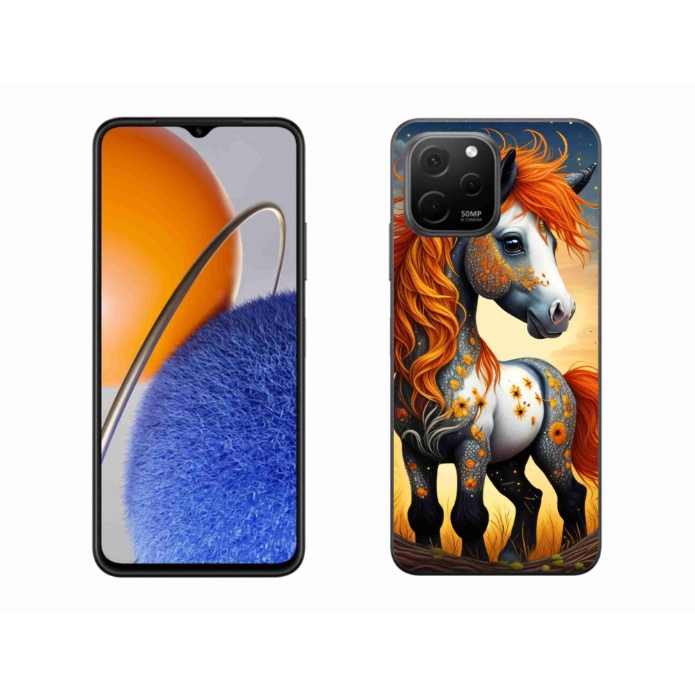 Gél borítás mmCase a Huawei Nova Y61 készülékhez - színes póni