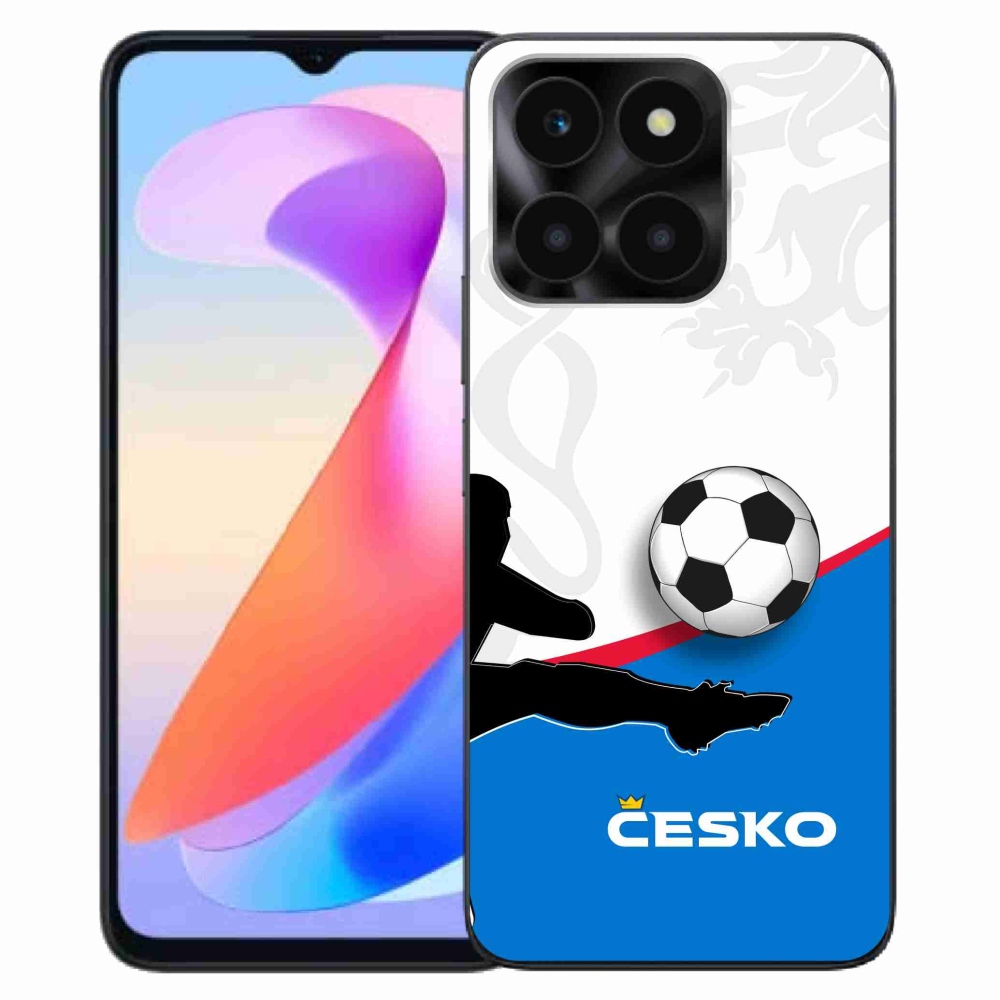 Gél borítás mmCase a Honor X6a számára - futball Csehország 3