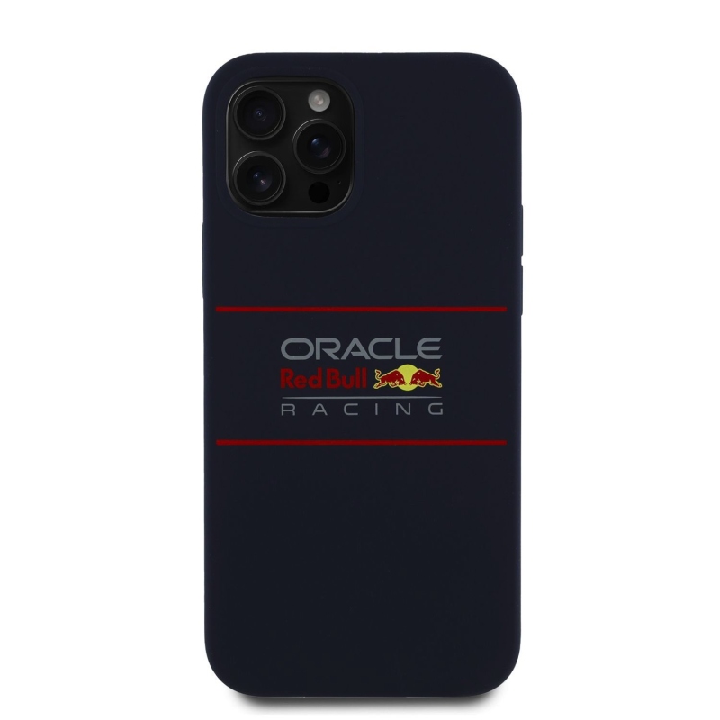 Red Bull szilikon vízszintes logós MagSafe hátlap iPhone 12/12 Pro tengerészgyalogsághoz