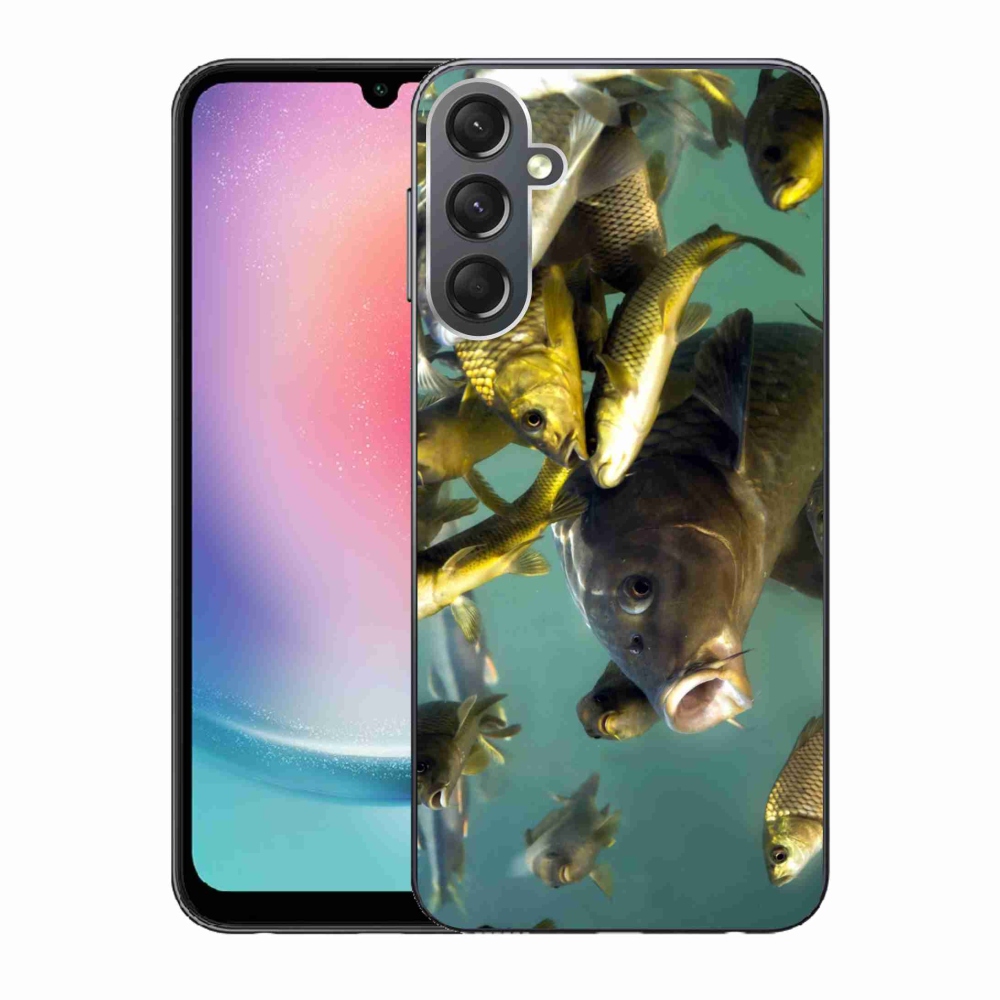 Gél tok mmCase Samsung Galaxy A24 készülékhez - halak iskolája