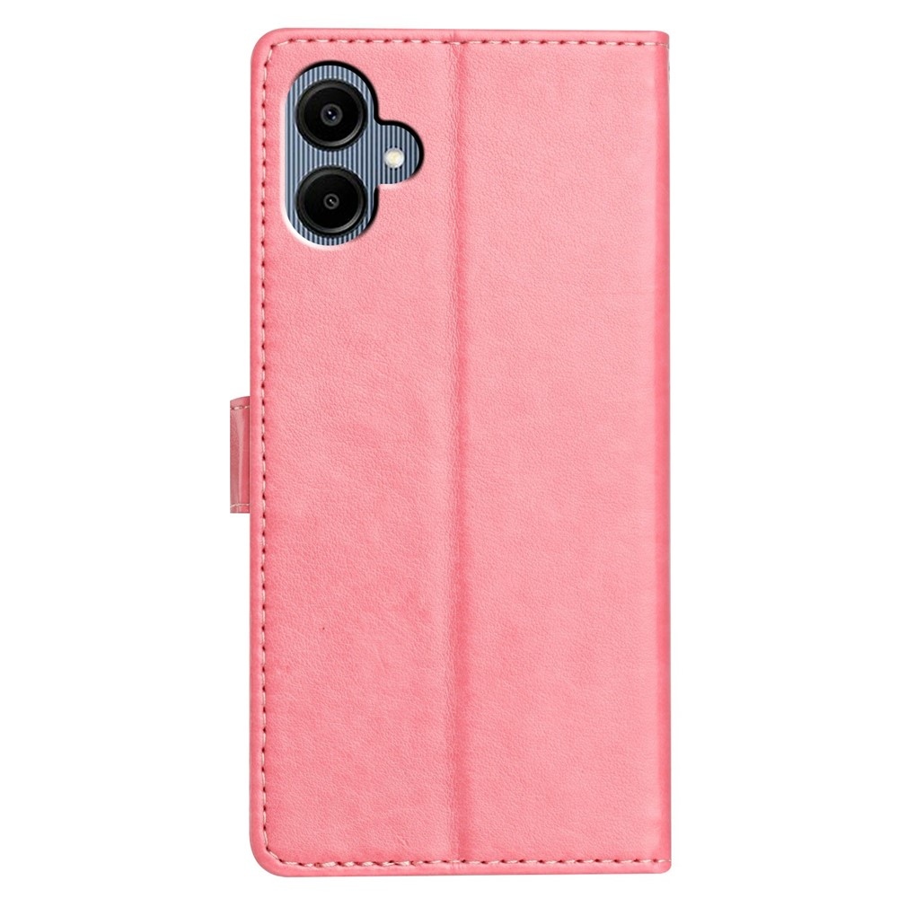 Vérrögök könyv tok Samsung Galaxy A07 4G - rózsa arany