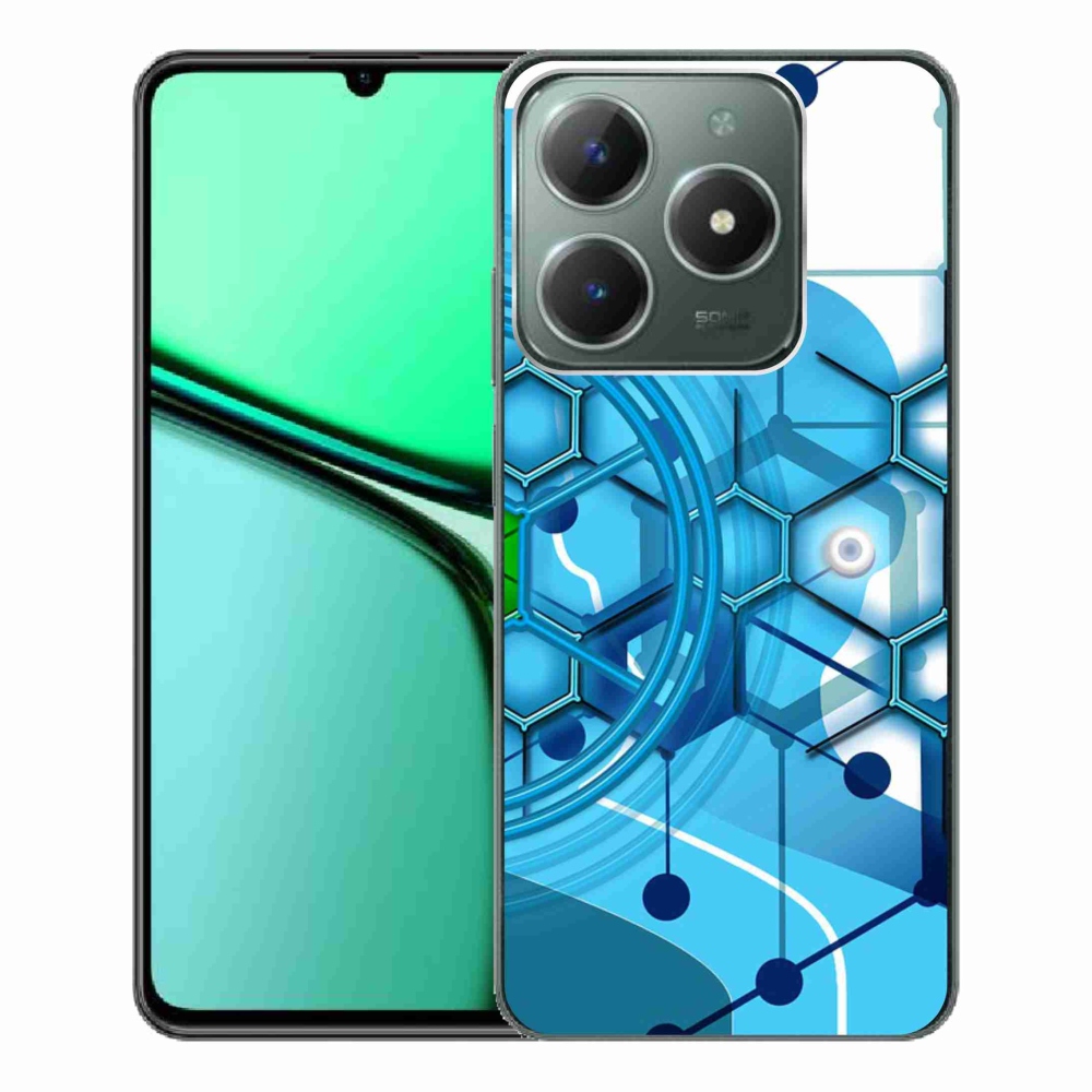 Gél borítás mmCase a Realme C61 készülékhez - absztrakt minta 2