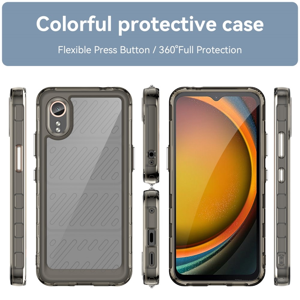Gél tok kemény hátlappal Samsung Galaxy Xcover 7 készülékhez - szürke