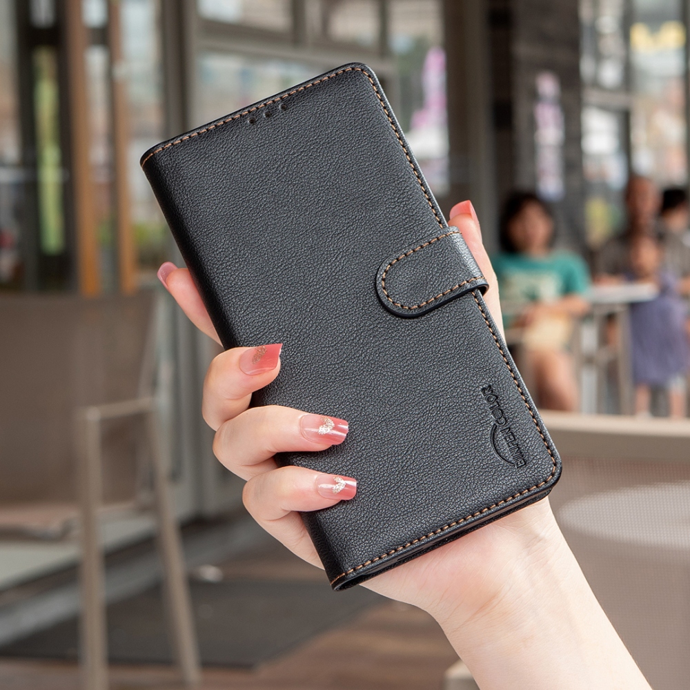 BINFEN könyv tok Xiaomi Redmi Note 15 Pro+ 5G - fekete