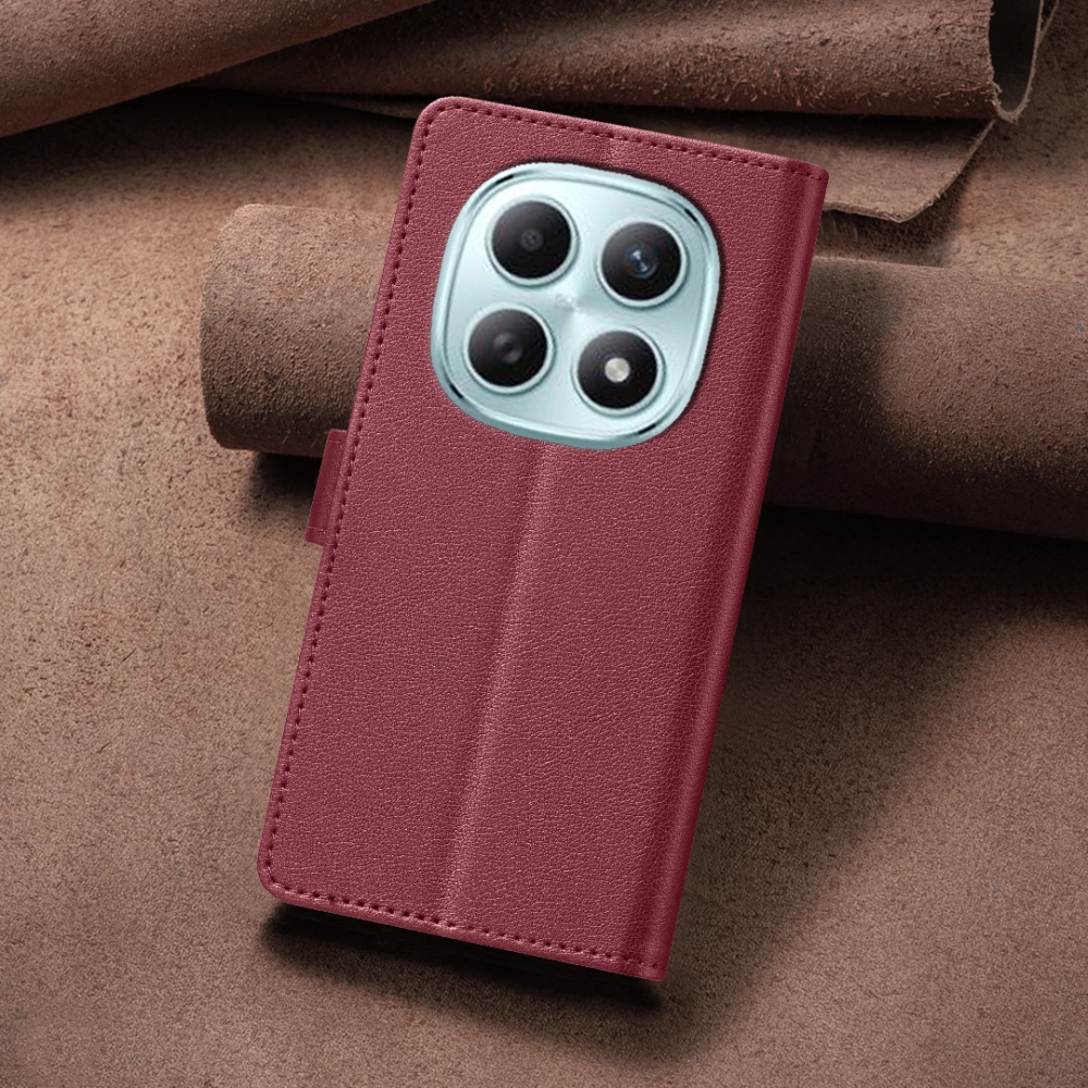 BINFEN könyv tok Xiaomi Redmi Note 15 Pro+ 5G - piros