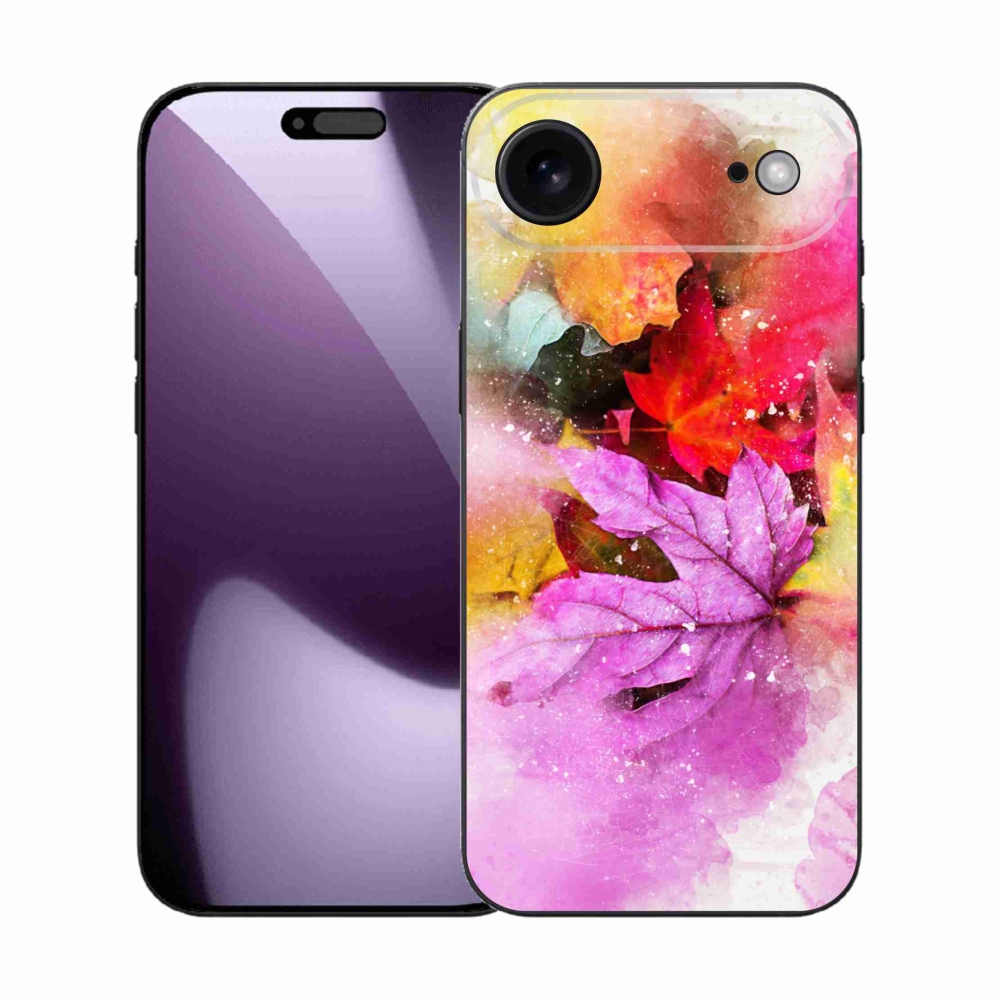 Gél borítás mmCase iPhone 17 Air készülékhez - színes levelek