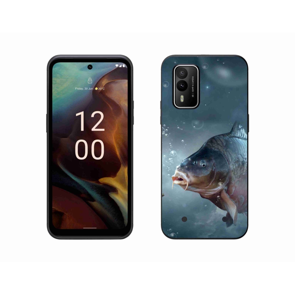 Zselés borítás mmCase a Nokia XR21 készülékhez - ponty és buborékok
