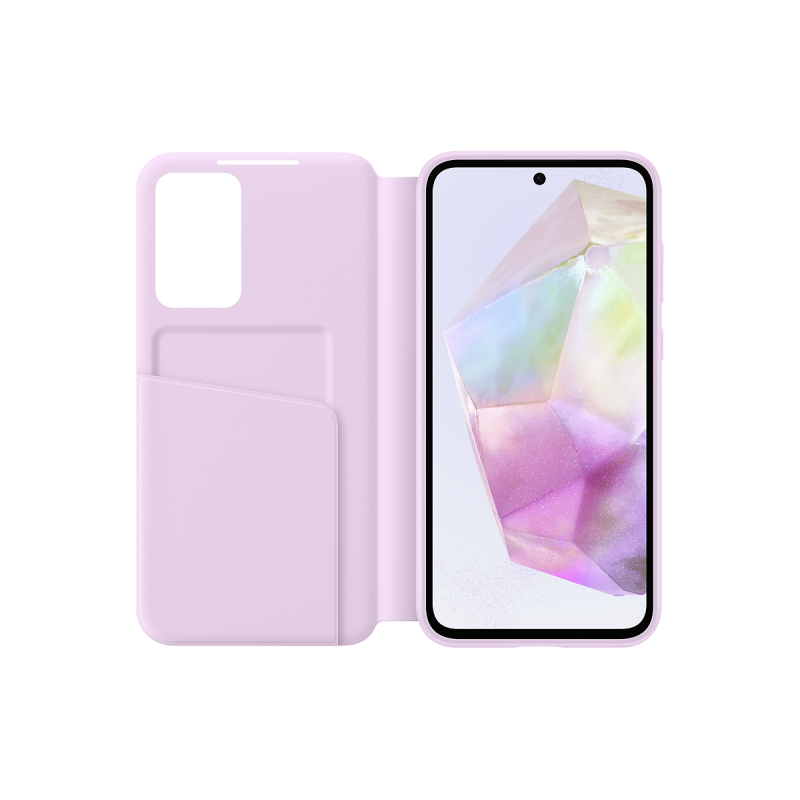 EF-ZA356CVE Samsung Smart View tok Galaxy A35 5G levendula színű tokhoz
