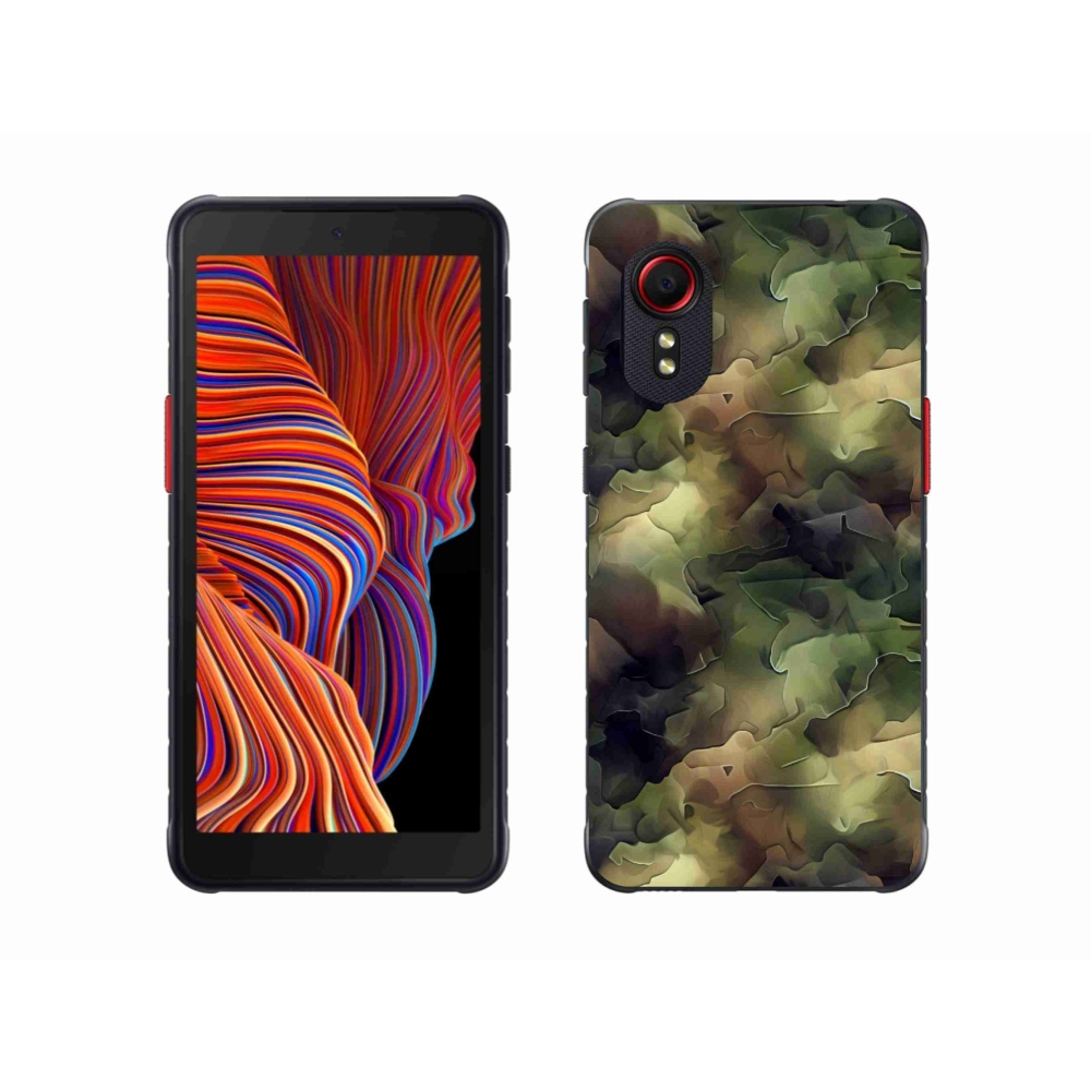 Zselés borítás mmCase Samsung Galaxy Xcover 5 készülékhez - terepszínű minta 10