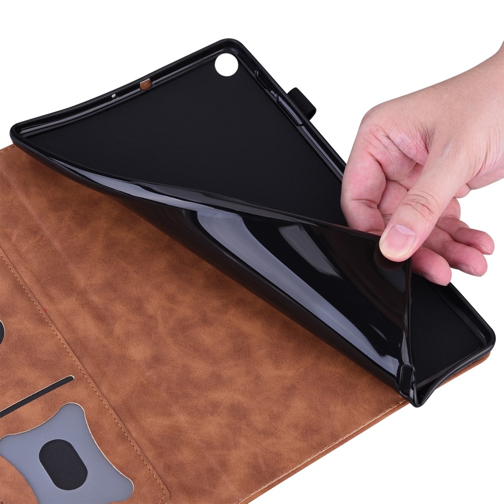 Üzleti táblagép tok Lenovo Tab P12 Pro - barna