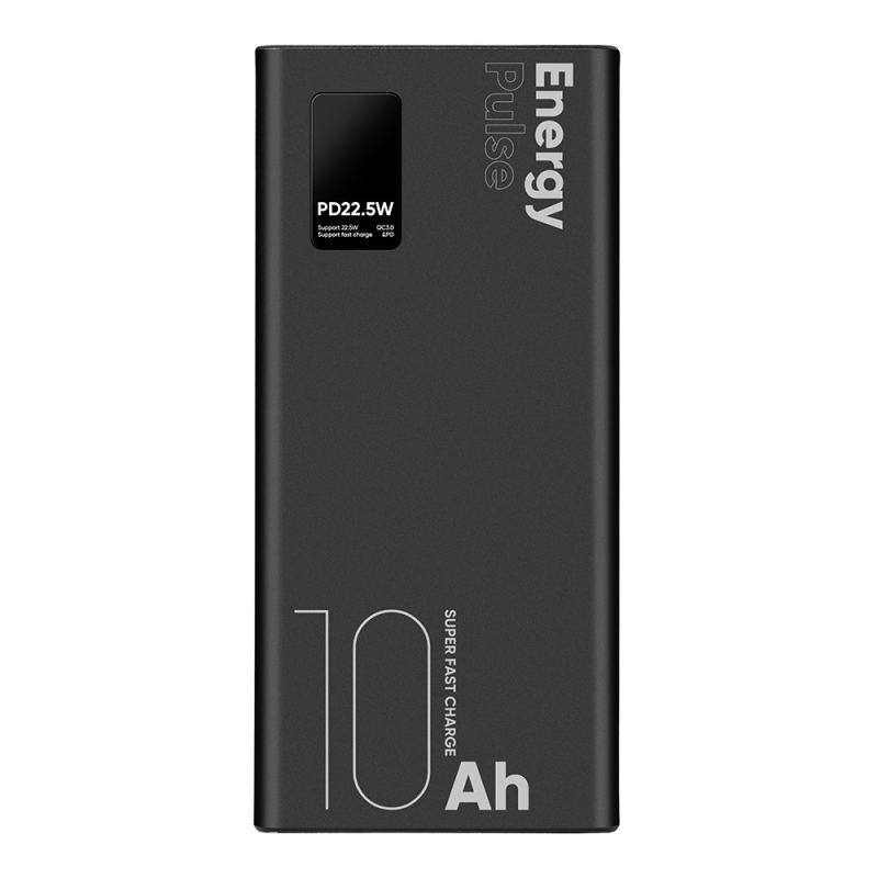 CSOMAG:ME EnergyPulse Powerbank 10000mAh 22.5W fekete