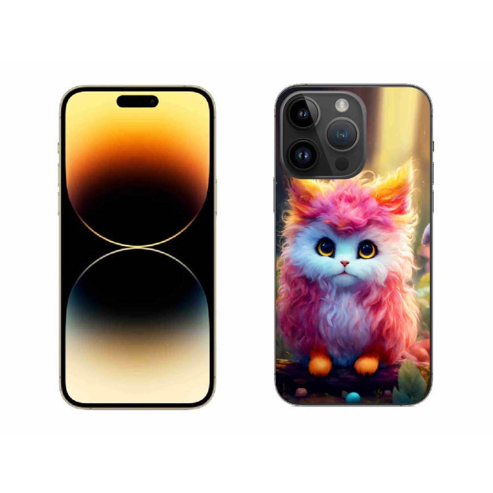 Gél borítás mmCase iPhone 14 Pro Max készülékhez - aranyos cica 5