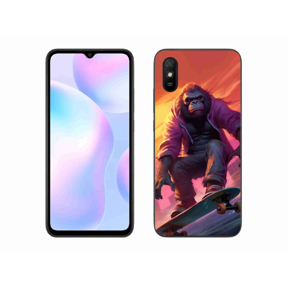 Gél borítás mmCase a Xiaomi Redmi 9AT-hoz - gorilla a gördeszkán