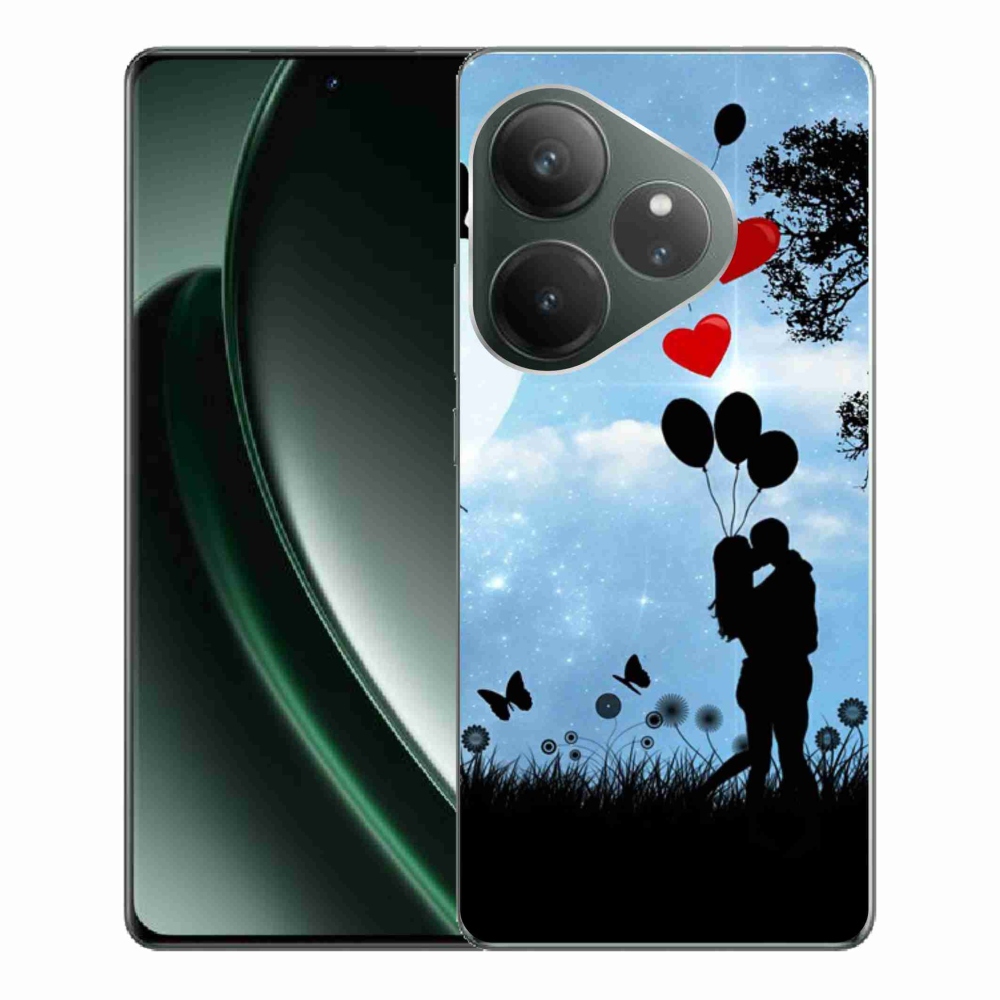 Gél tok mmCase a Realme GT 6 5G/GT 6T 5G számára - szerelmespár