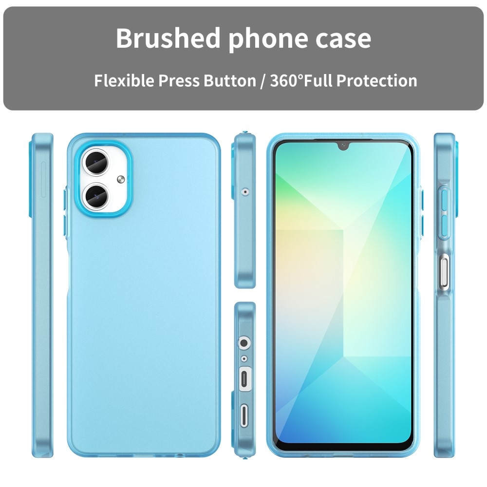 Candys matt zselés tok Samsung Galaxy A06 4G - világoskék színben