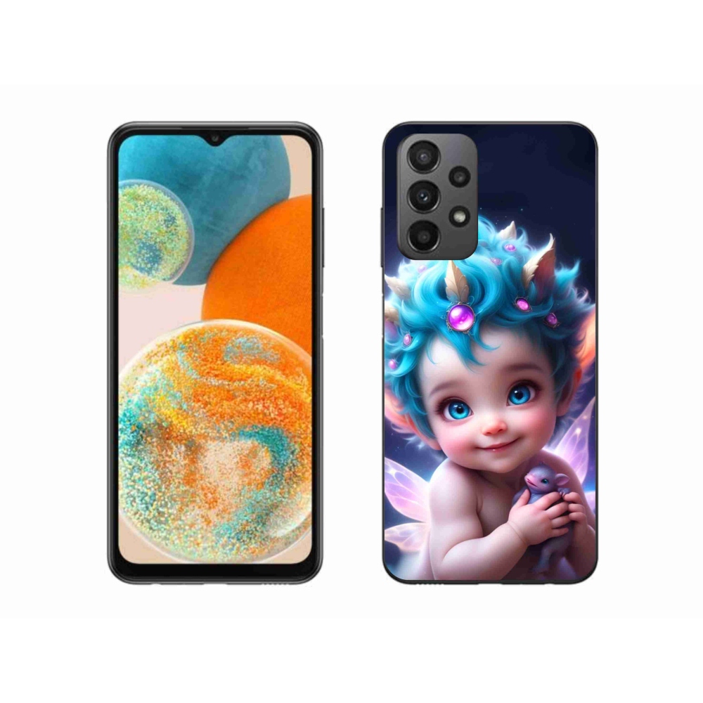Gél borítás mmCase Samsung Galaxy A23 4G/5G készülékhez - baba pillangószárnyakkal