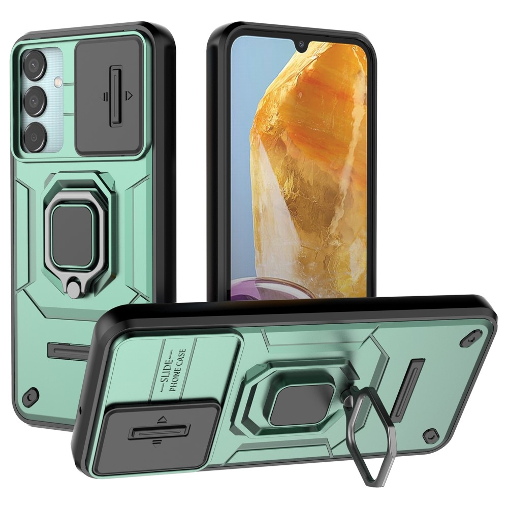 Lencseálló hibrid borítás Samsung Galaxy M15 5G készülékhez - zöld