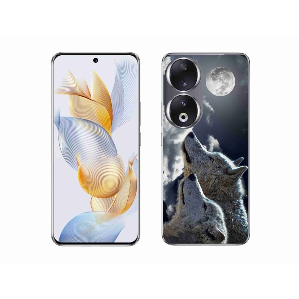 Zselés borítás mmCase a Honor 90 - farkasok számára