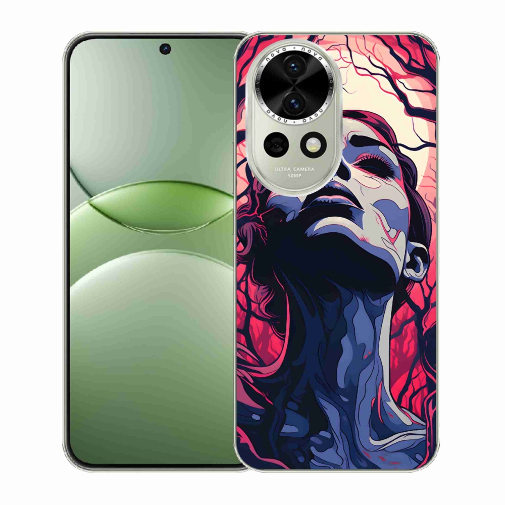 Gél borító mmCase a Huawei Nova 13 5G-n - absztrakt arc