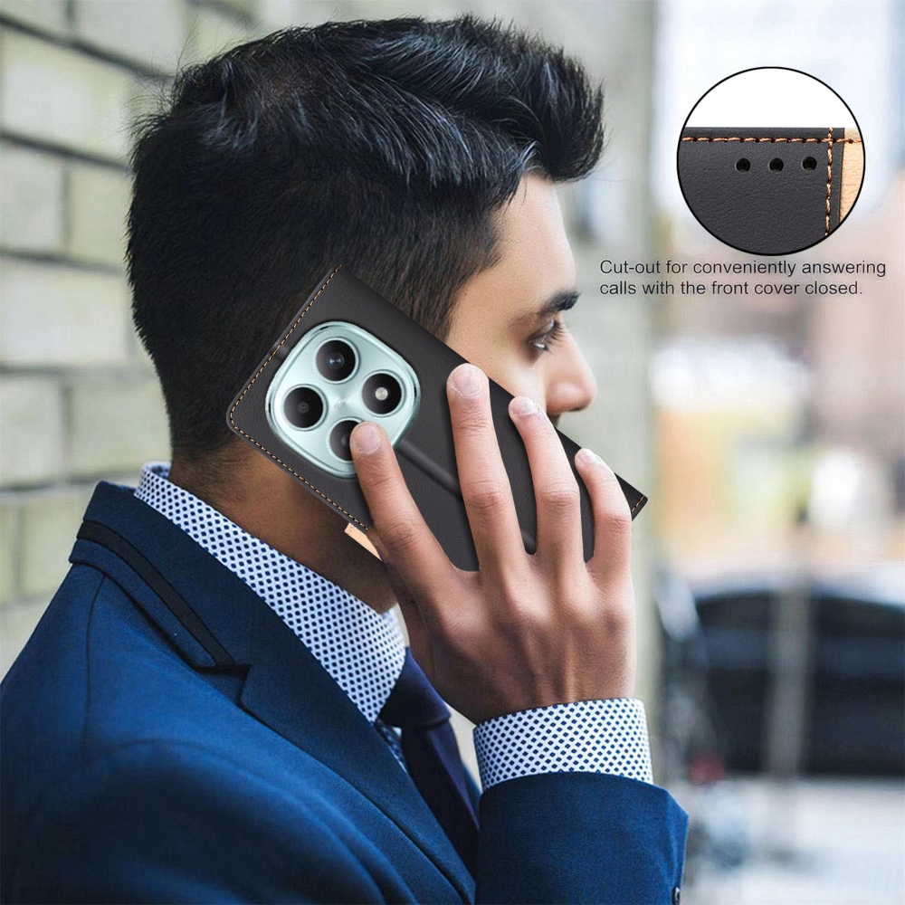 BNF DUO könyvtáska Xiaomi Redmi Note 15 Pro+ 5G - fekete