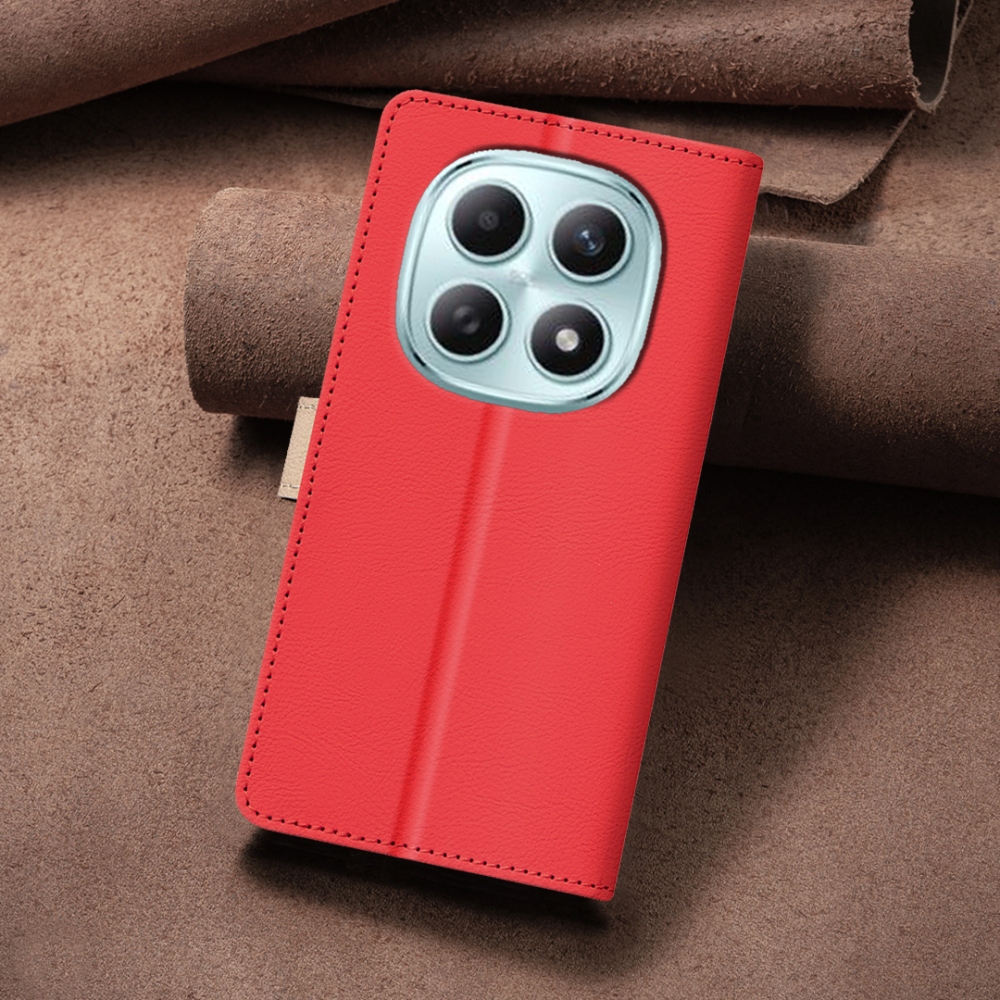 BNF DUO könyvtáska Xiaomi Redmi Note 15 Pro+ 5G - piros