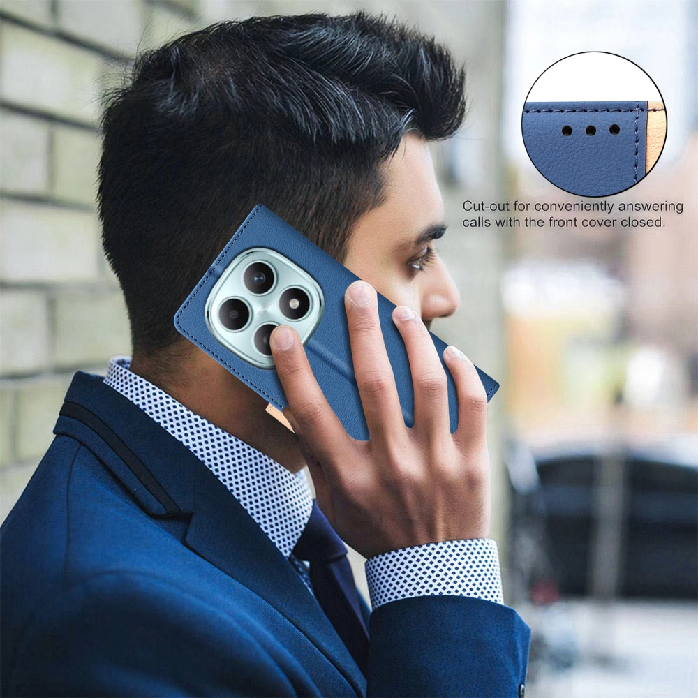 BNF DUO könyvtáska Xiaomi Redmi Note 15 Pro+ 5G - kék