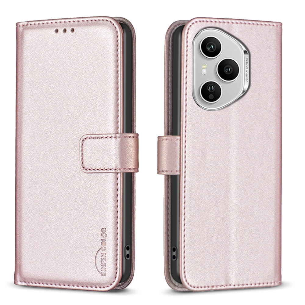 BNF könyvtáska Honor 400 Pro-hoz - rózsaarany