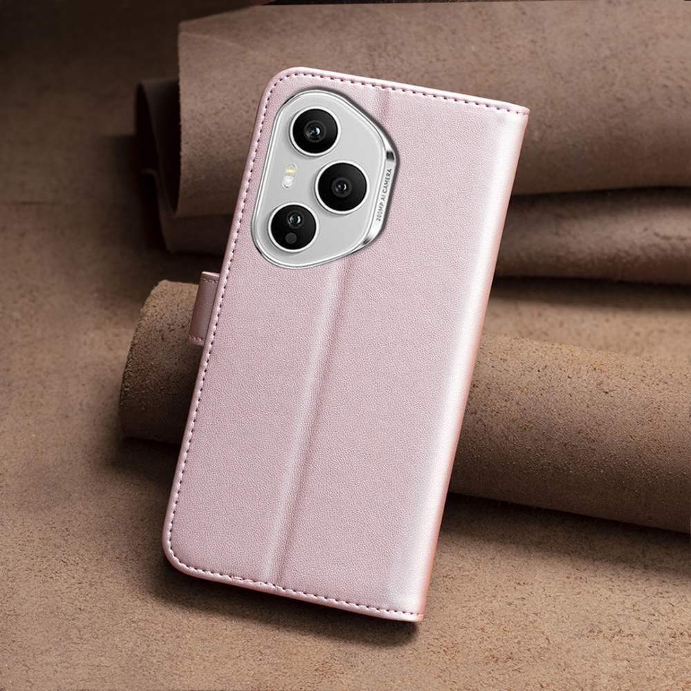 BNF könyvtáska Honor 400 Pro-hoz - rózsaarany