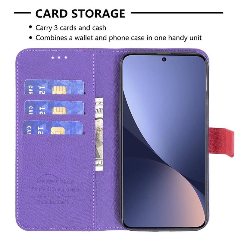BNF könyvtáska Xiaomi Mi 11 Lite 4G/5G/11 Lite 5G NE - lila