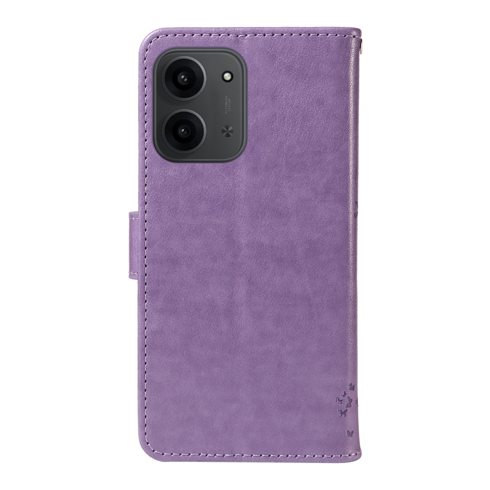 Fák könyve tok Xiaomi Redmi 15C 4G/5G (173mm) - világos lila
