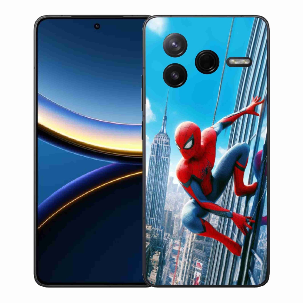 Gél borítás mmCase a Xiaomi Poco F7 Pro számára - spiderman