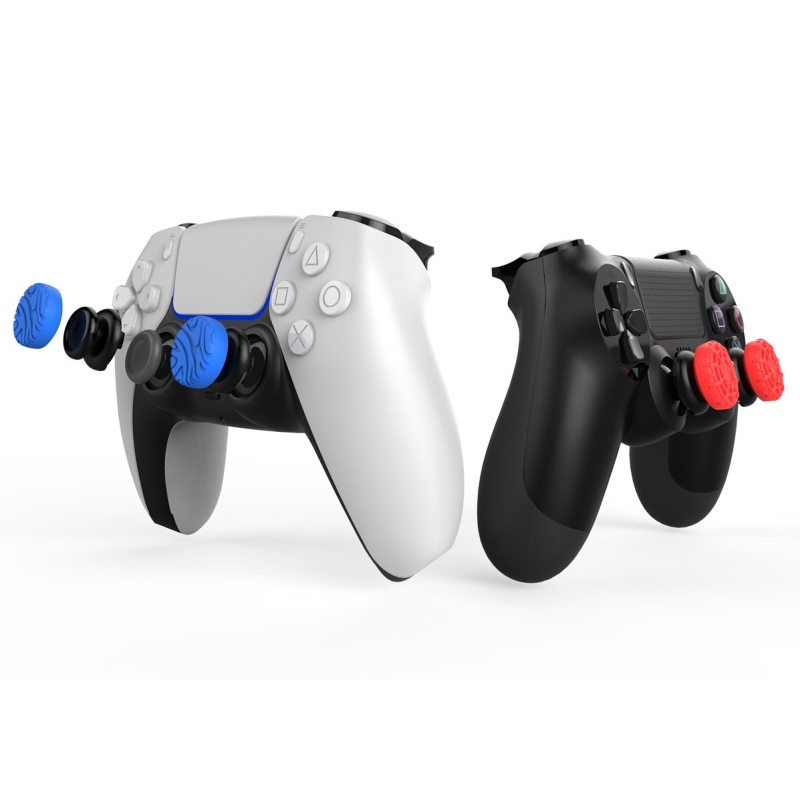iPega P5029 Szilikon vezérlőpálca borítók PS5/PS4 4db piros/kékhez