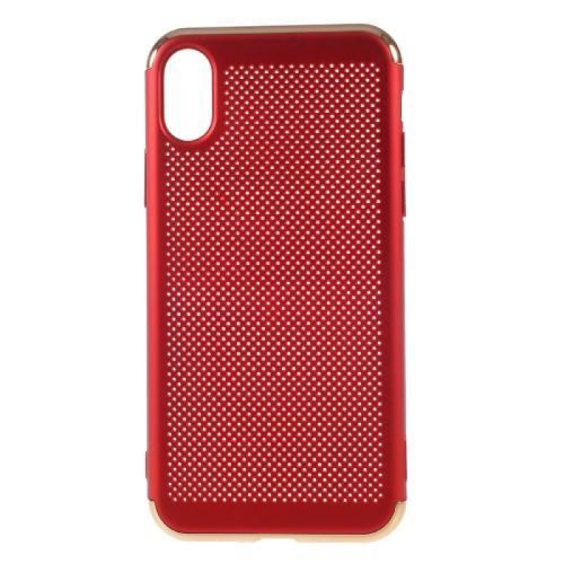 Botto műanyag tok iPhone X készülékhez - piros