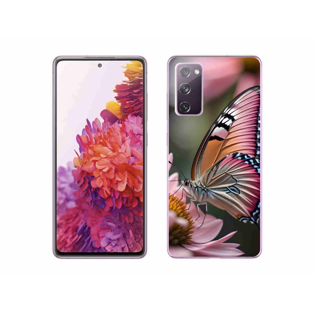 Zselés borítás mmCase Samsung Galaxy S20 FE - színes pillangó