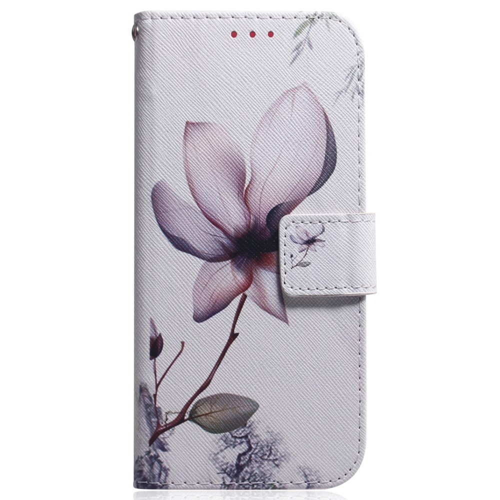 Printy könyv tok Xiaomi 13T/13T Pro - rózsaszín virág