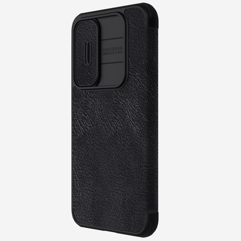 Nillkin Qin Book PRO tok a Samsung Galaxy A55 5G fekete tokhoz