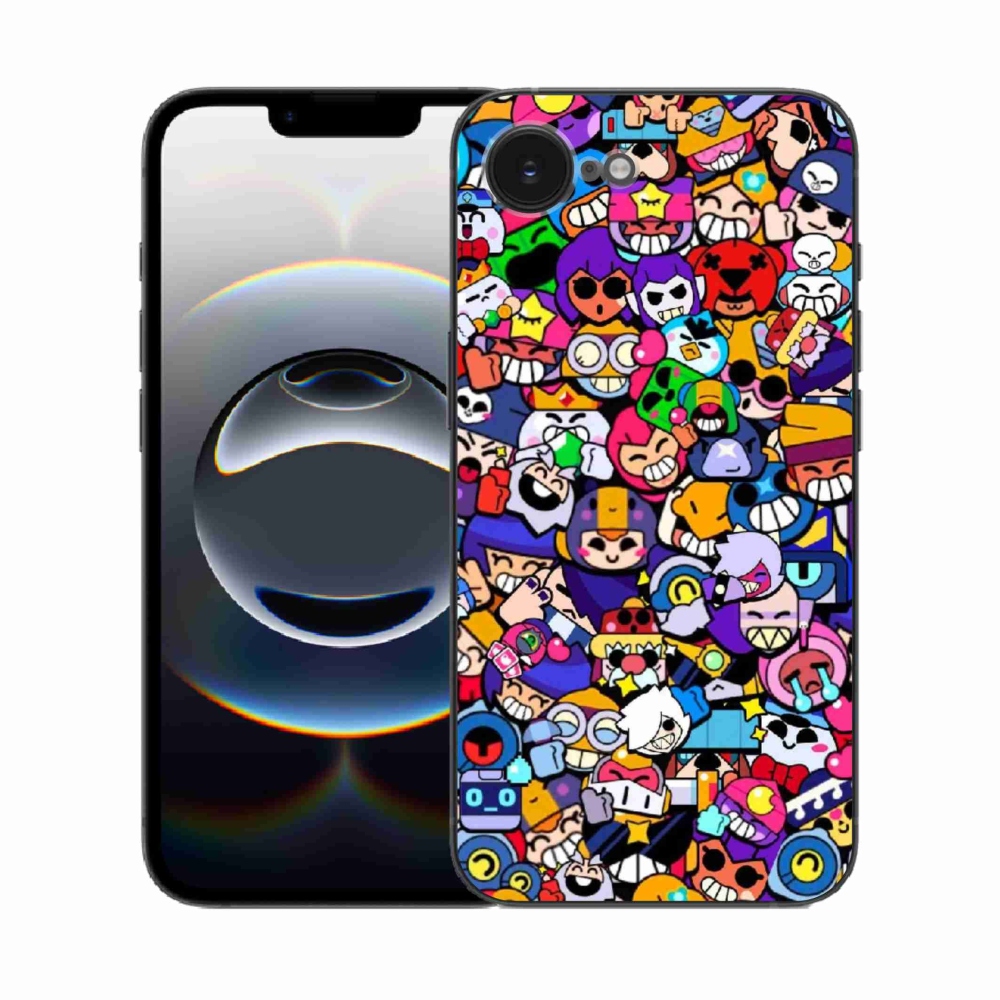 Zselés borítás mmCase iPhone 16e készülékhez - brawl stars 2