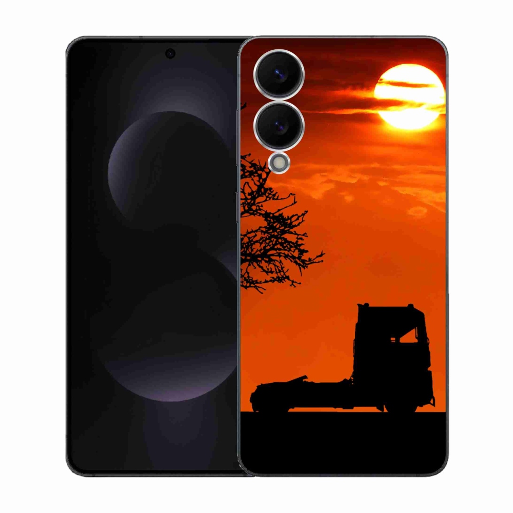 Gél borítás mmCase Samsung Galaxy S25 Edge készülékhez - teherautó 3