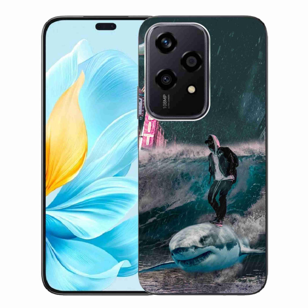 Zselés borítás mmCase a Honor 200 Lite 5G készülékhez - cápa